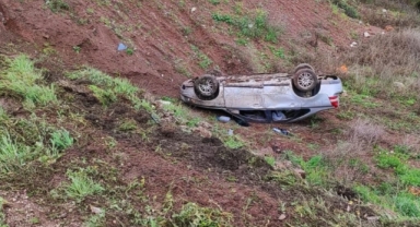 Gölbaşı’nda araç takla attı: 4 kişi yaralandı