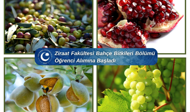 Ziraat Fakültesi Bünyesinde Bahçe Bitkileri Bölümü Açıldı