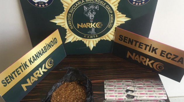 Kahta'da uyuşturucu ticaretine 2 tutuklama