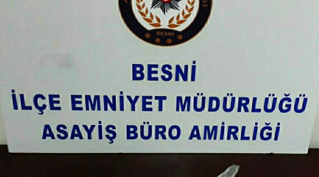 Yol uygulamasında uyuşturucu ele geçirildi: 1 gözaltı