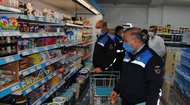 Zabıta ekiplerinden bayram öncesi raf ömrü denetimi